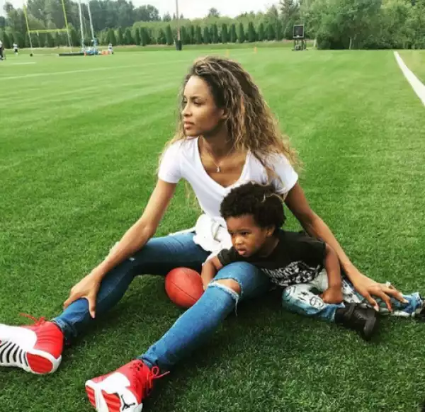 Ciara shares cute photo with her little man
